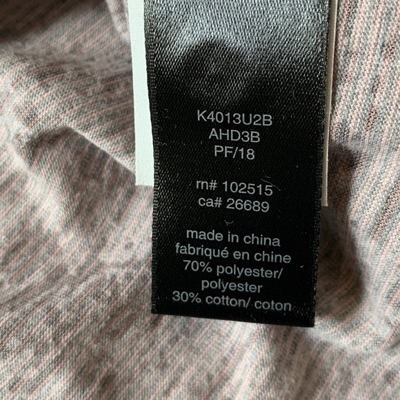 COPY - John Varvatos Polo Shirt, Size L, Light Pink/Taupe - Picture 7 of 8